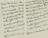 1900 Two Handwritten and Signed Letters Connected to William Leigh, 2nd Baron Leigh of Stoneleigh Abbey