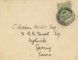 1905 Letter from British Cambridge University Zoologist, Sir Frederic Harmer to Canadian Biologist, Charles Gordon Hewitt