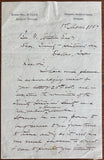 1887 Assistant Director of the Geological Survey of Canada Doctor Robert Bell Letter Thanking Trinity Historical Society For Honorary Membership