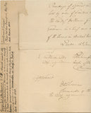 1826 Partial General Court Martial Document Signed Lieutenant General The Earl Dalhousie & Quebec Citadel Designer Elias Walker Durnford