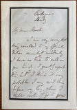 C.1830 Personal Letter and Portrait from “The Genialist Radical” Politician and Writer Chas Buller to French Musician Auguste Morel