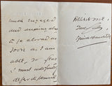 1897 Letter to an Unnamed Recipient from Squire Bancroft at Berkeley Square