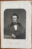 1846 Letter from Martin Farquhar Tupper to Mr. Putman With Accompanying Picture and Poem