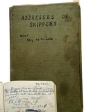 1944–1947 WWII & Postwar U.S. Navy Rescue-Boat or Crash Boat Archive of Six Manuscript Volumes, Mediterranean Operations, Florida Patrols & M/V Quest
