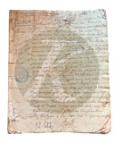 1737 Extensive Norman Seigneurial Court Manuscript Reclaiming and Inventorying 158 Properties for Unpaid Feudal Rents and Duties