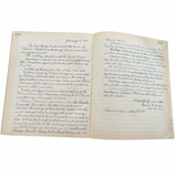 1950-1964 Manuscript Minute Book for the Ever Ready Guild Women’s Christian Social and Charity Club of Weymouth, Massachusetts