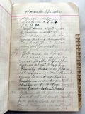 1911 - 1916 ORIGINAL MANUSCRIPT HANDWRITTEN LOGBOOK KEPT BY THREE SUCCESSIVE FOREST RANGERS AS THEY KEPT TABS ON THE CLAIMS OF THE MANY HOMESTEADERS WHO POPULATED THE WILDERNESS OF THE BOISE NATIONAL FOREST
