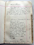 1911 - 1916 ORIGINAL MANUSCRIPT HANDWRITTEN LOGBOOK KEPT BY THREE SUCCESSIVE FOREST RANGERS AS THEY KEPT TABS ON THE CLAIMS OF THE MANY HOMESTEADERS WHO POPULATED THE WILDERNESS OF THE BOISE NATIONAL FOREST