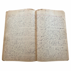 1908-1915 Diary of an Eldest Daughter of Kossuth County, Iowa Pioneers Working as a Seamstress Before Becoming a Wife and Mother
