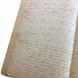 1908-1915 Diary of an Eldest Daughter of Kossuth County, Iowa Pioneers Working as a Seamstress Before Becoming a Wife and Mother