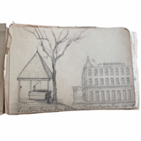 1898-1913 Sketch Book of Stunning Pencil Drawings by an Award-Winning Artist Who Trained in New York but Made a Name for Herself in Paris, Texas