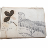 1898-1913 Sketch Book of Stunning Pencil Drawings by an Award-Winning Artist Who Trained in New York but Made a Name for Herself in Paris, Texas