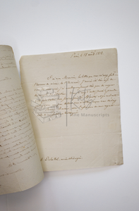 1816 Letter to and from duc de Montmorency-Laval About a Job