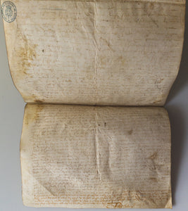 1508 Handwritten Contract of The Order of St. John of Jerusalem (Knights Hospitaller) with Coat of Arms