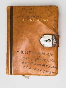 1943-1944 Diary of a Drafted Seabees Serviceman from Pennsylvania Who Served in Port Hueneme and Fiji While Recording Daily Routines and Significant Moments of War