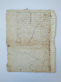 French Revolution Commerce Document with Defaced Fleur de Lis Seals