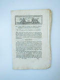 1801 Post-War French Republic Legal Bulletin