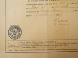 High Value 1905 Money Order Receipt from Vieux Marche, France