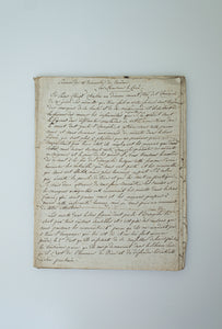 1800s Handwritten Catholic Sermon for the Third Sunday of Lent