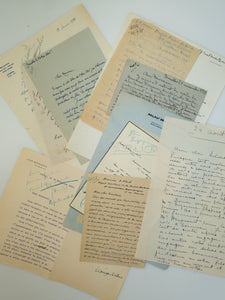 27 Letters  Spanning 108 Years Related to the Société des Auteurs et Compositeurs Dramatiques