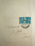 World War Two French Letter for Shipment of Military Chemicals