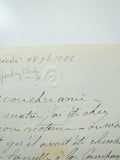 19th Century Collection of Letters to Paris Nobleman Marquis de Beaumont