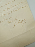 19th Century Collection of Letters to Paris Nobleman Marquis de Beaumont