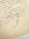 1798 Letter to the French Minister of War, Referencing the 22nd Military Division