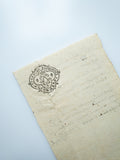 1738 French Note Related to Legal Issues in Bourges, France