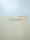 1738 French Note Related to Legal Issues in Bourges, France