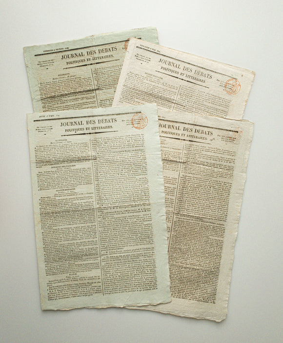 Collection of the Popular Journal des Débats French Newspapers