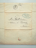 1863 Letter from Post-Revolutionary French Insurance Society to a Notary in Eperay