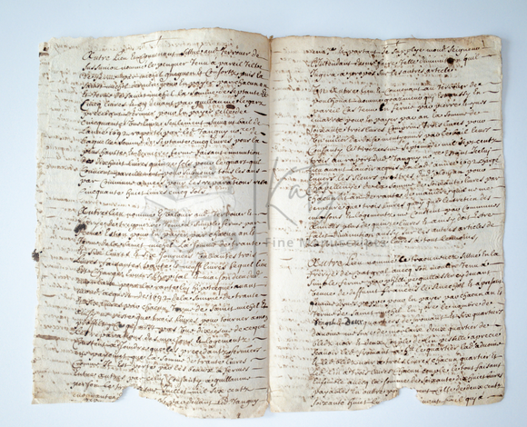 1711 Legal Declaration With Possible Connection to the Seigneury of Des Essarts